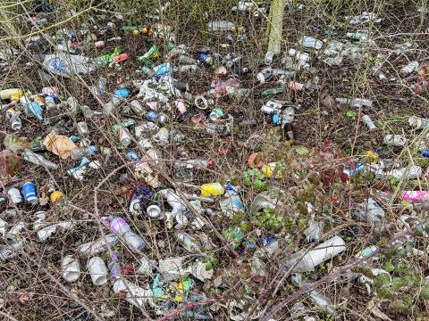 Litter near the A127